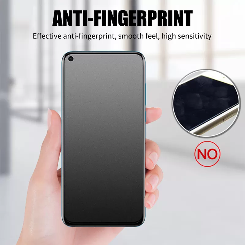 Samsung Galaxy A03s 9D Matte Frosted Full Tempered Glass Ant - image 2