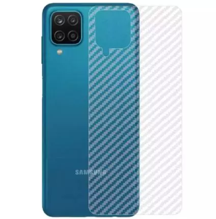 Samsung Galaxy A12 / M12 Carbon Fiber Protective Back Sticke
