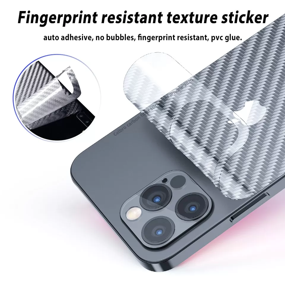 Samsung Galaxy A20/A30 Carbon Fiber Back Screen Protector Ba