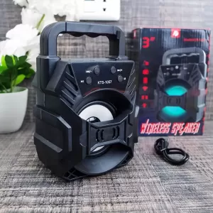 Black KTS -1057 Bluetooth Wireless Portable Speaker With Hig