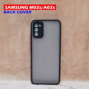 Black Samsung Galaxy M02s Camera protector Gingle Anti-Knock