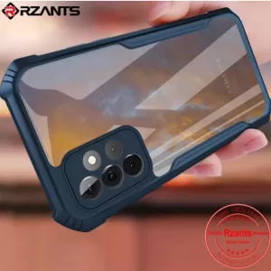 Black Samsung Galaxy M42 5G Camera protector Ipaky Back cove