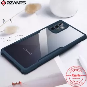 Black Samsung M42 5G Camera protector Ipaky Transparent Shoc