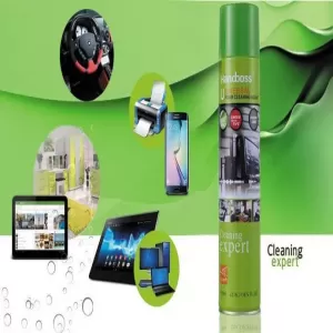 Green Universal Foam Home Cleaner With Brush Leather Fabric