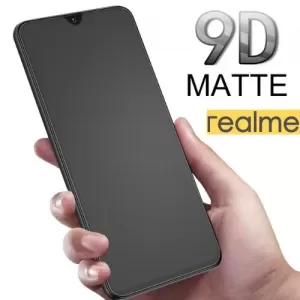 Realme V11 5G Stylish Full Cover Matte Texture Tempered Glas