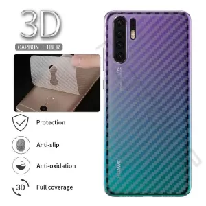 Vivo Y15 Carbon Fiber Back Screen Protector Back Sticker Pro