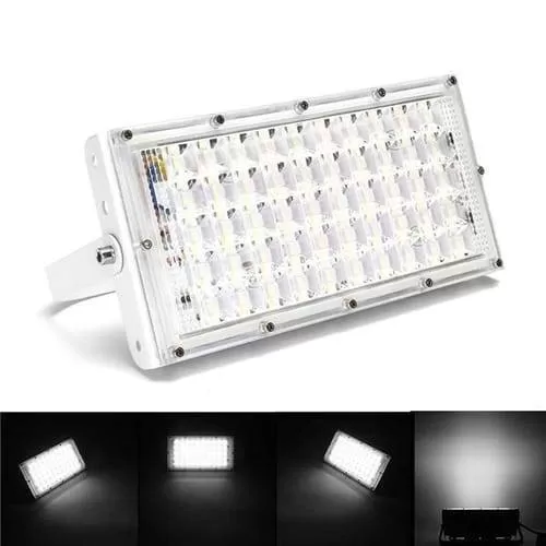 White 50W LED Flood Light Cool White With High Brightness Fo - image 5