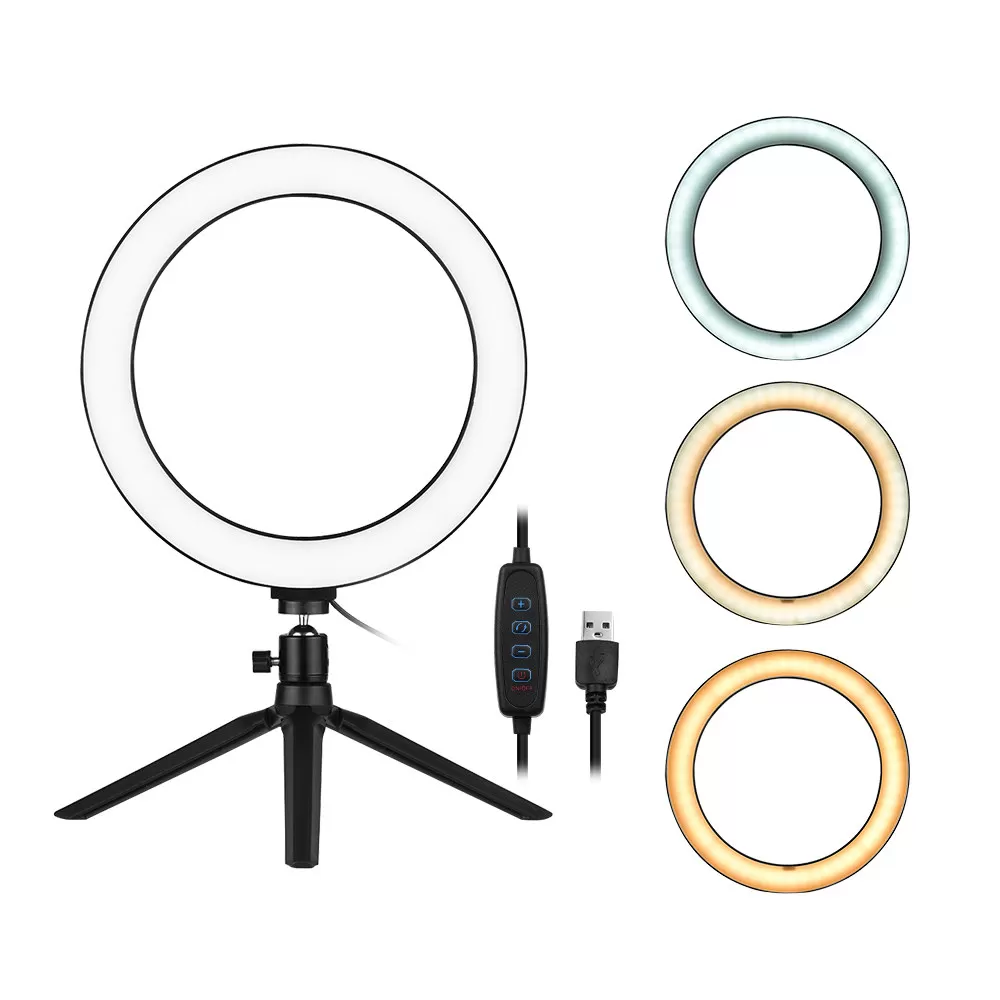 White Ring Fill Light for TikTok Videos and Photograohy with - image 2