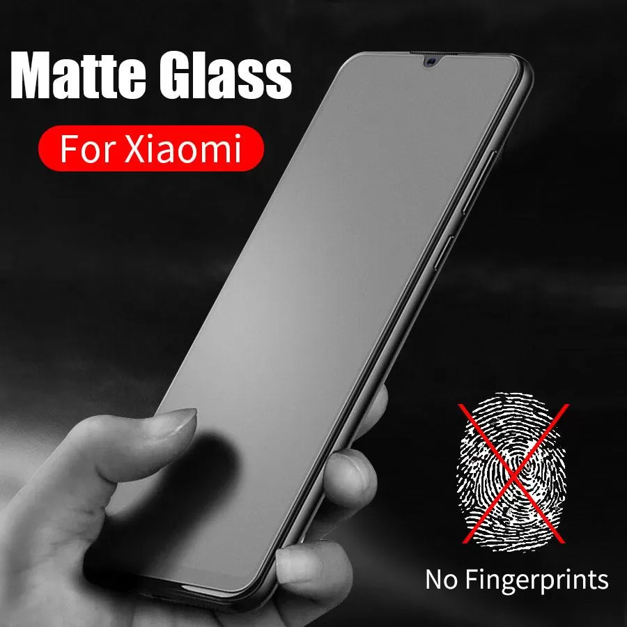 Xiaomi Mi Poco X3 Stylish Full Cover Matte Texture Tempered