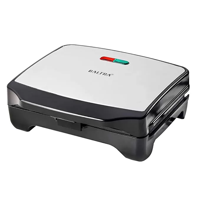 Baltra Familia Sandwich Maker & Griller (Silver)750 Watt - B - image 1