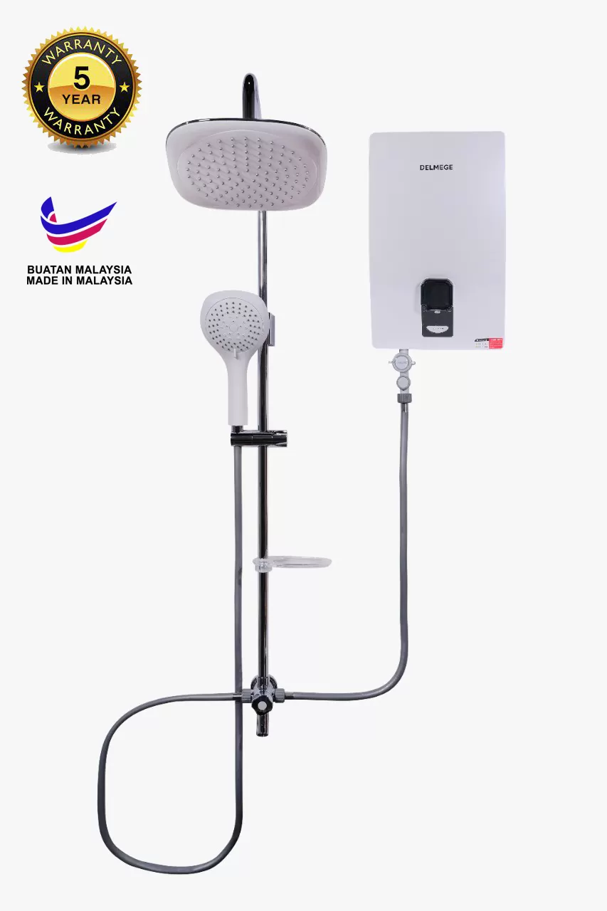 Delmege Hot Water Shower Plus Rainshower 5.5Kw - Dwhc5.5R