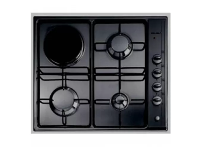 Elba Hob 3 Gas 1 Electric Plate Black - Es60-310Bke