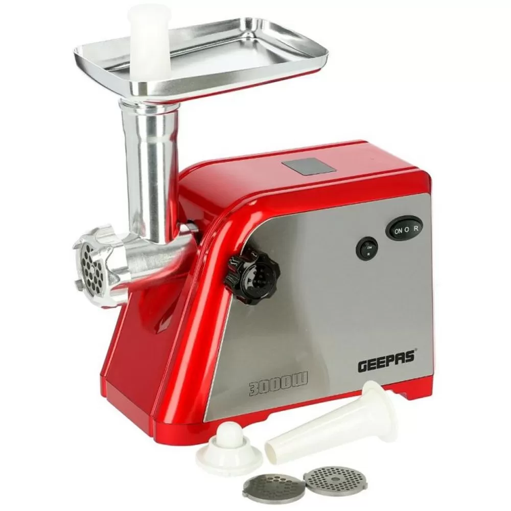 Geepas Stainless Steel Meat Grinder 1600W - Gmg1910