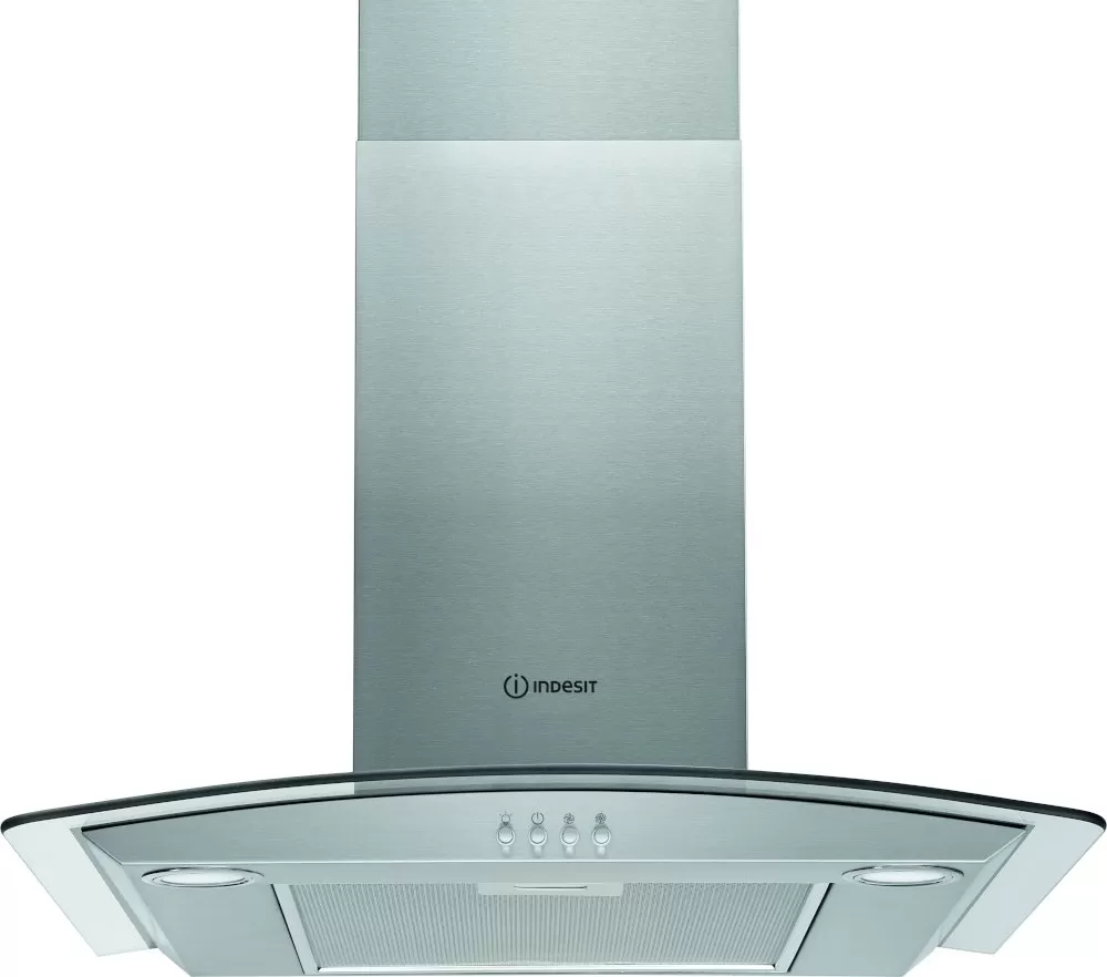 Indesit Cooker Hood Stainless Steel - Ihgc6.5Amx