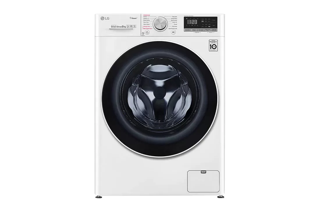 Lg  Front Load Washing Machine - 8Kg Fv1408S4W