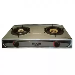Daxer Stainless Steel Two Burner Gas Cooker - Dxgs003