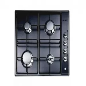 Elba Hob 4 Gas Burner With Safety 60Cm Black - Es60400Bke