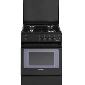 ELBA 60cm Black 4 Gas Burner 01/6FX442-B main image 1