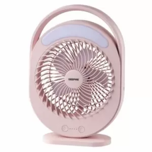 Geepas Rechargeable Mini Fan With Led Night Light - Gf21158