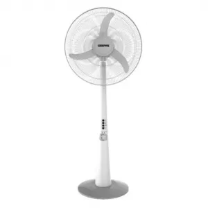 Geepas Rechargeable Oscillating Fan With Led Lights - Gf9385