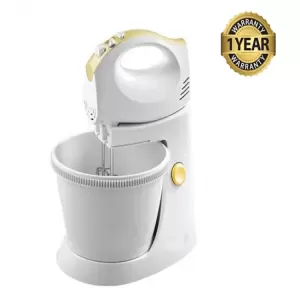 Innovex White Color Hand Mixer With Bowl  Ihm002B