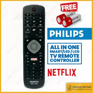 Buy Black Philips LCD / LED / Smart Tv Remote Controller & Free