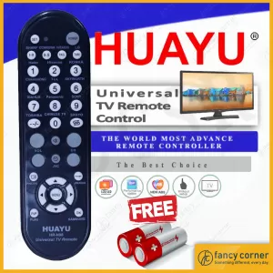 Buy Blue Huayu HR-N98 Universal / Multi CRT TV Remote & Free Bat