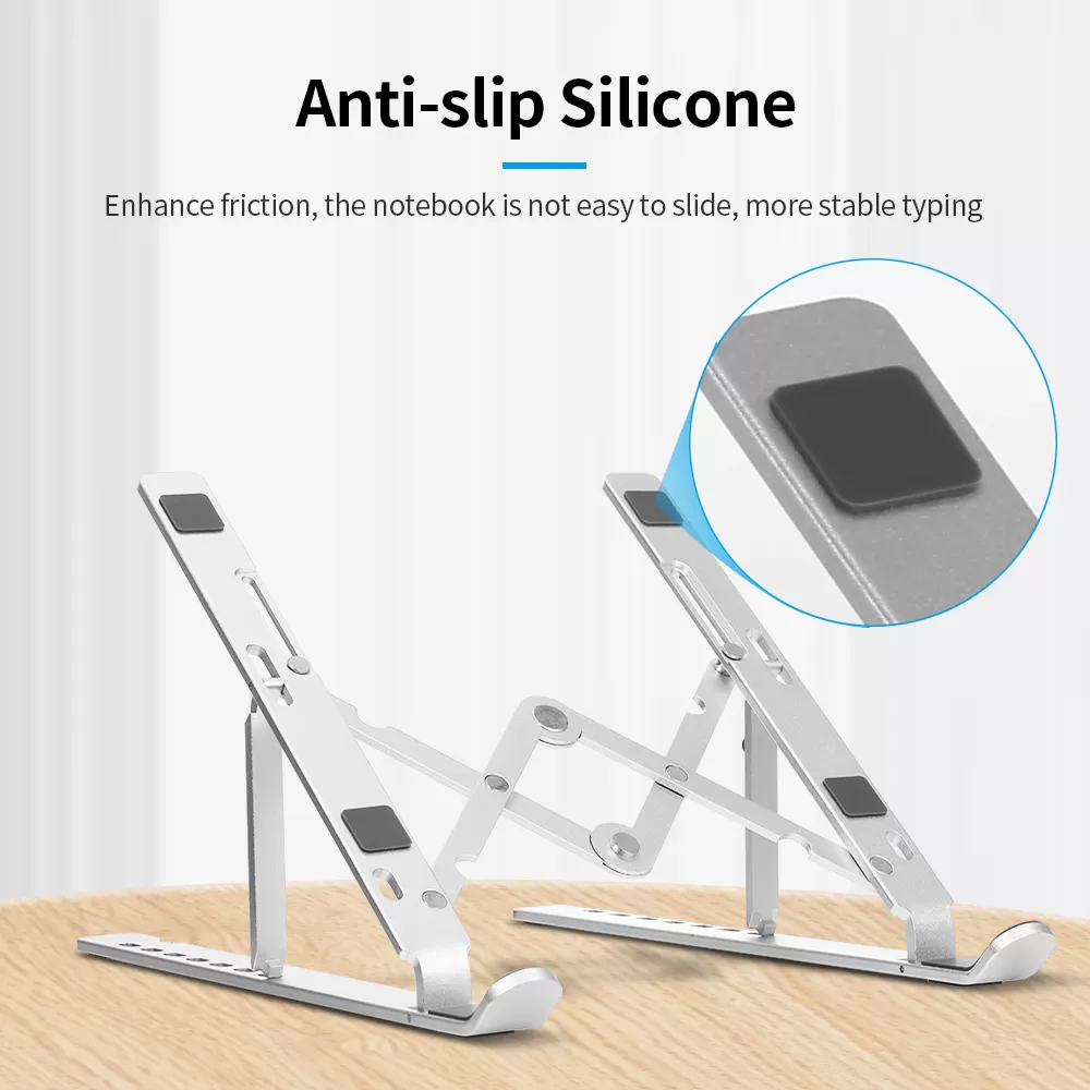 High Quality Aluminum Laptop Stand Portable / Adjustable - image 3
