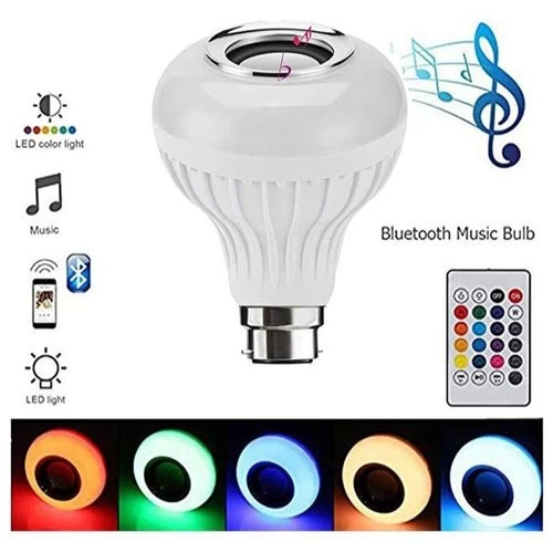 12W LED Music Light Bulb B22 Night Light RGB Color - image 6
