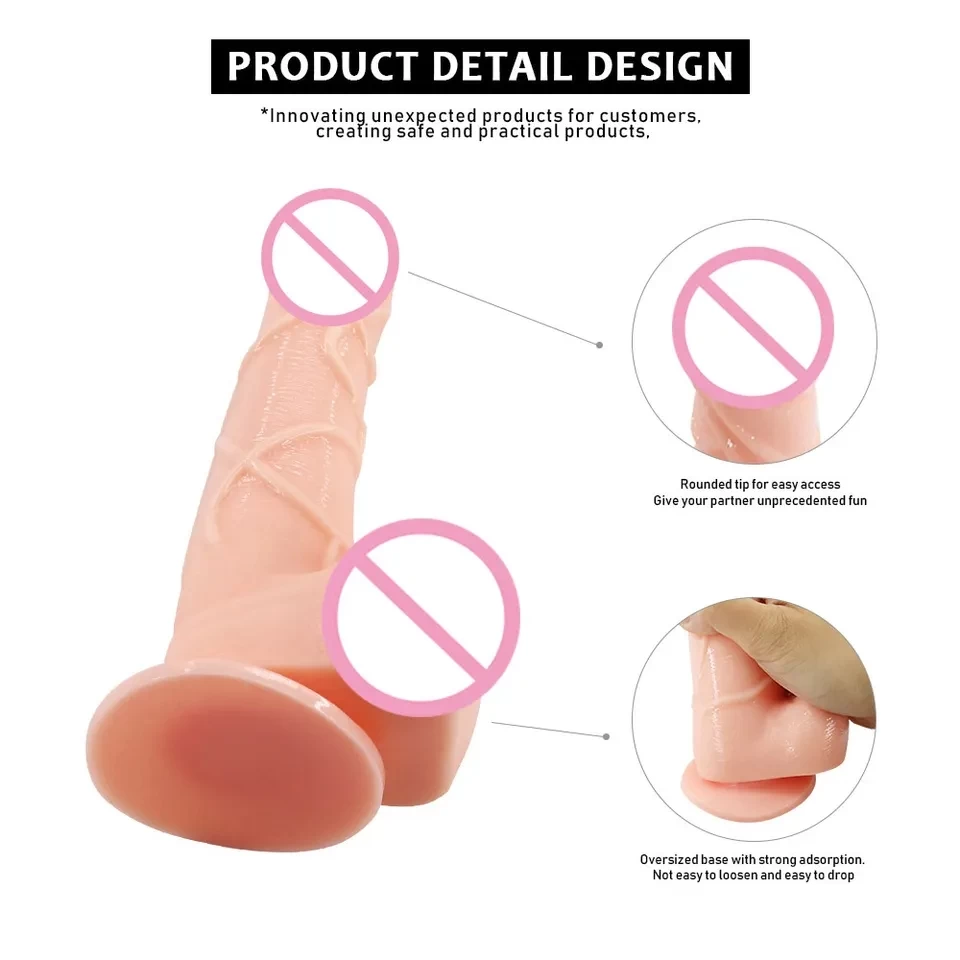 Dildo 7 inch Dildo Male Dick Men cock Sex toys - image 4