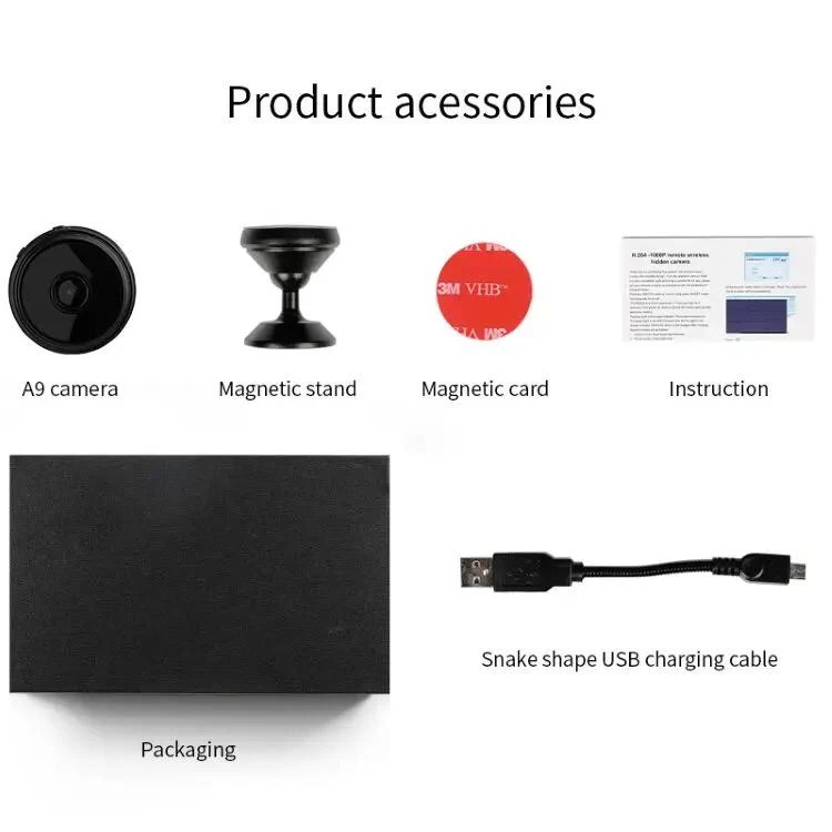A9 Mini Camara Wireless Wifi Camara 1080hd - image 2