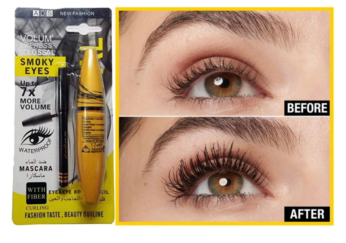 ADS 2 IN 1 THE COLOSSAL VOLUME MASCARA & EYEBROW PENCIL - image 2