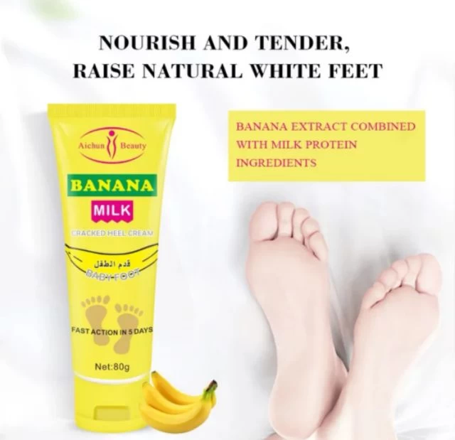 AICHUN BEAUTY BANANA MILK CRACKED HEEL CREAM 80G - image 2