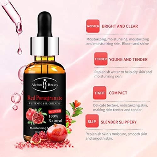 AICHUN BEAUTY Red Pomegranate Whitening Face Serum 30ml - image 2