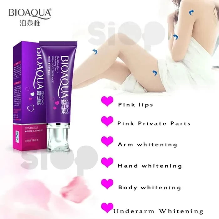 BIOAQUA Pink Cherry Private Part Whitening Pinkish Cream - image 3