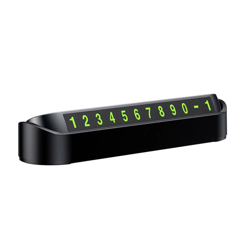Car Dashboard mobile phone number display