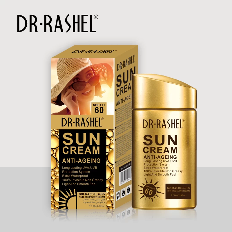 DR RASHEL 60% sunscreen Gold collagen sun cream SPF60