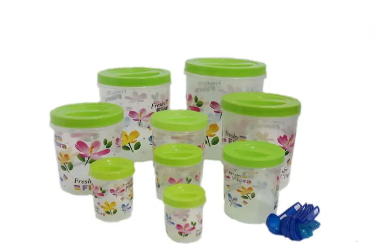 Flora 9PCS Container Set - with 9 spoon - image 5