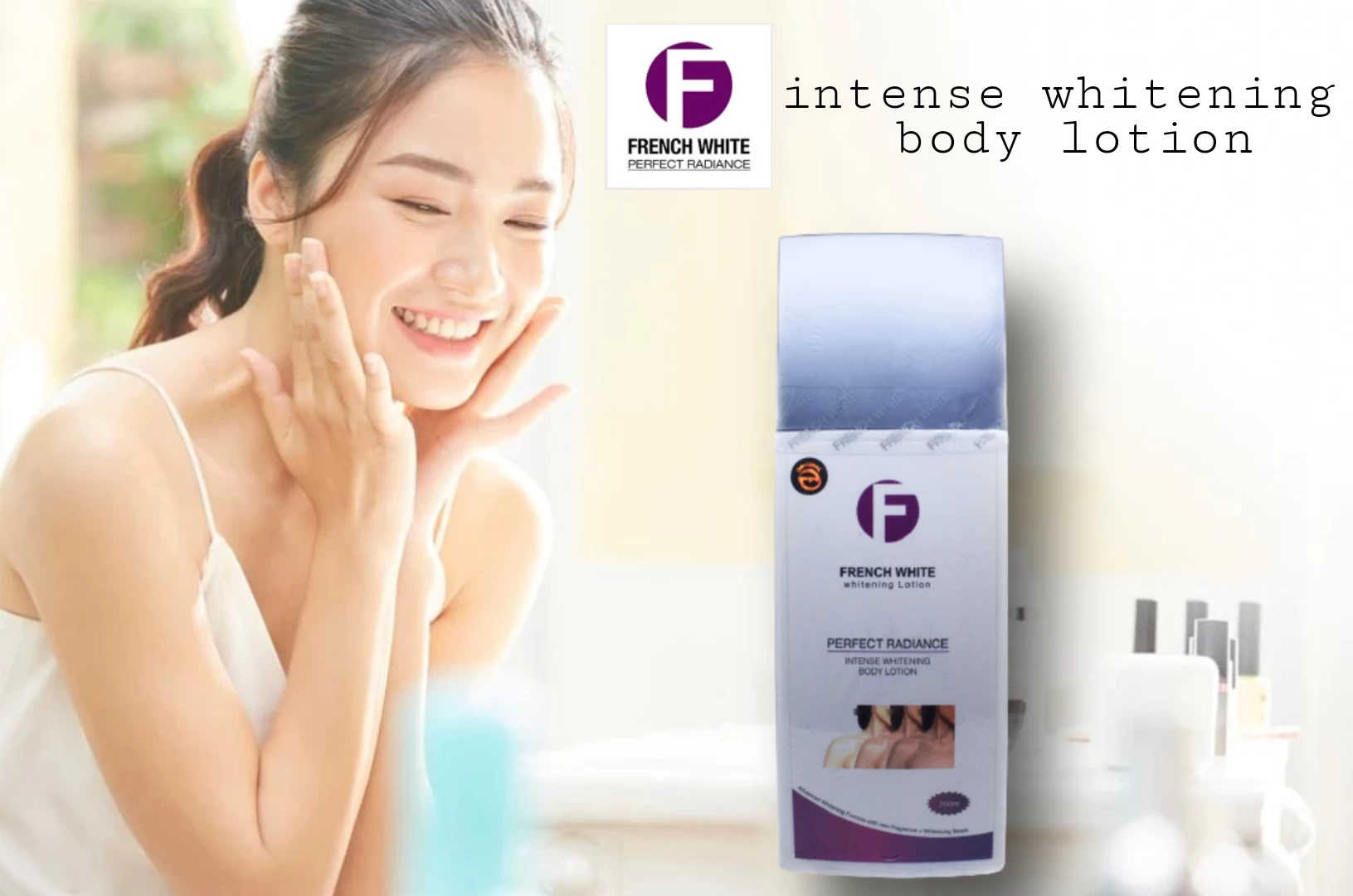 french white perfect radiance whitening body lotion