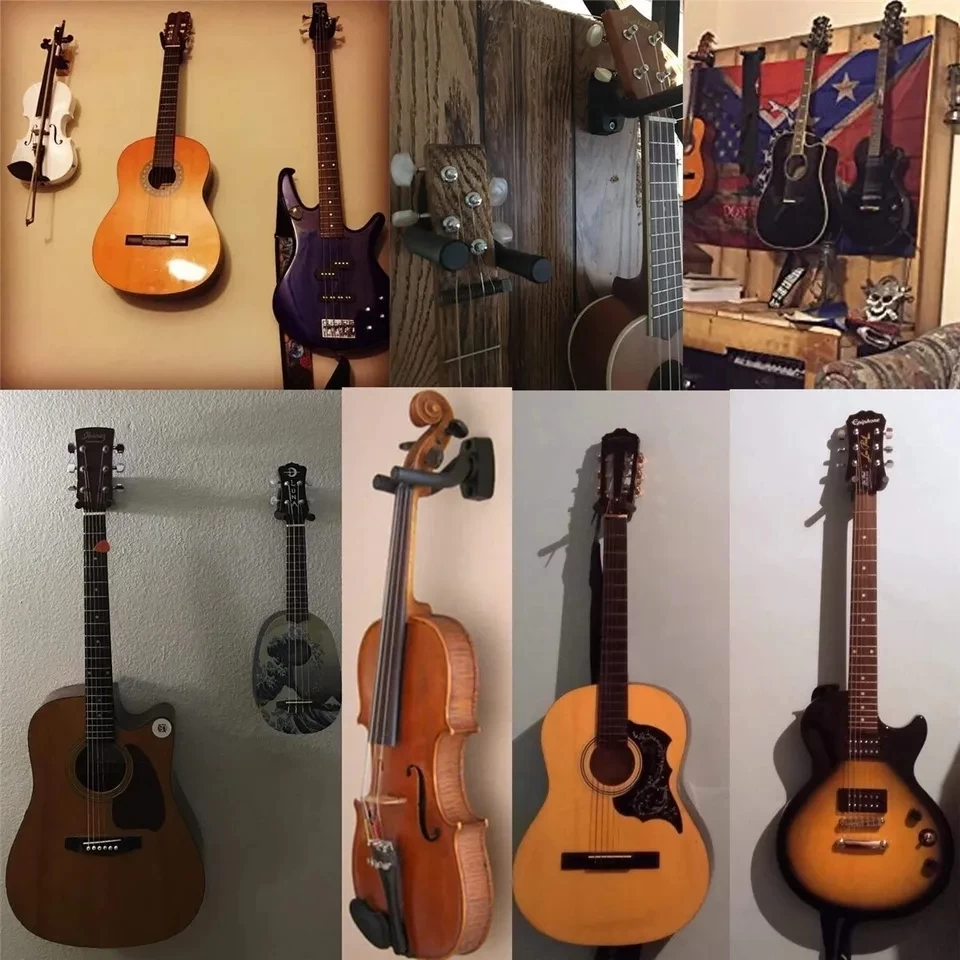 Guitar Holder wall mount hanger hook guitar neck holder - image 4