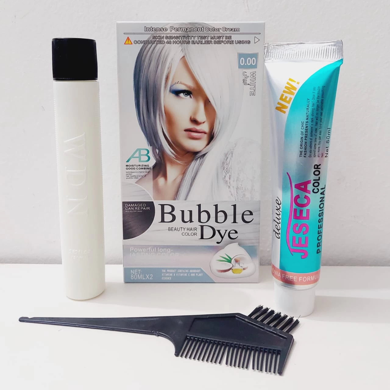 ​Jeseca Bubble Dye Beauty Permanent Hair Color Dye White - image 5