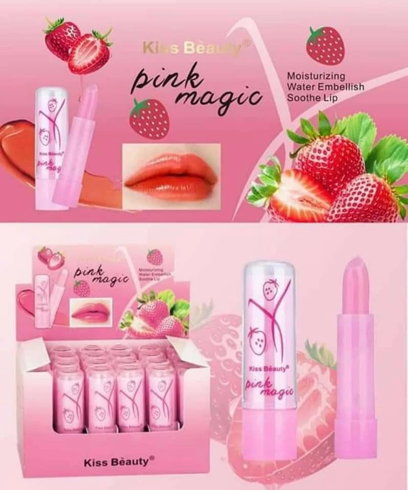Kiss Beauty Pink Magic Moisturizing Lip Balm 2.5g - image 2