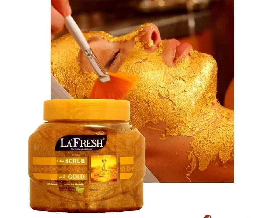 LA FRESH Gold Scrub - 500ml - image 2