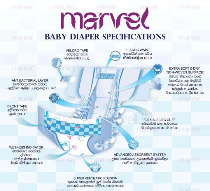 Marvel baby diapers 4 pcs - image 3
