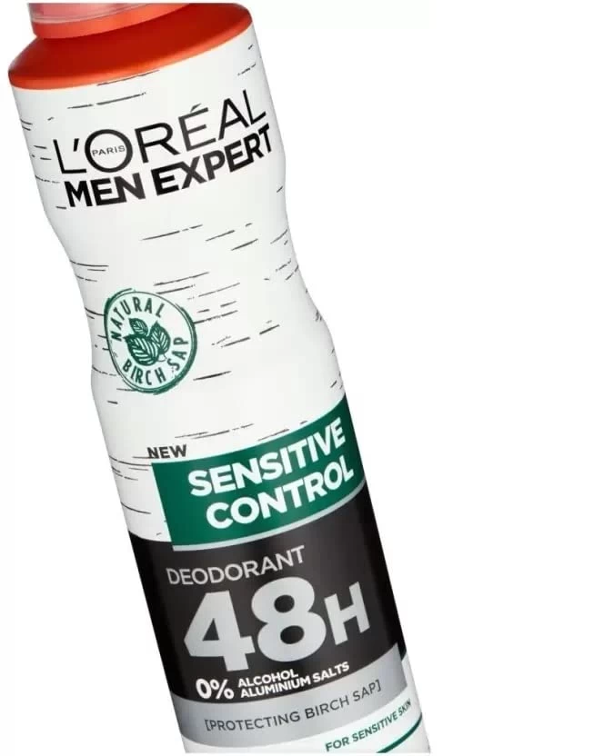 Men Expert Sensitive Control 48H Anti-Perspirant Spray - image 1
