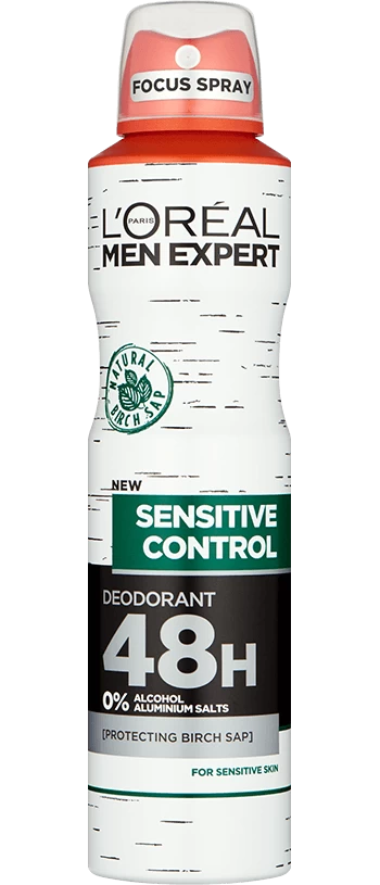 Men Expert Sensitive Control 48H Anti-Perspirant Spray - image 2