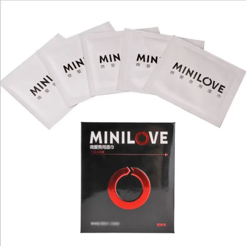 Mini Love scrub delay hand wipe wet tissues (6 Packet) - image 3