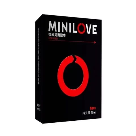 Mini Love scrub delay hand wipe wet tissues (6 Packet) - image 4