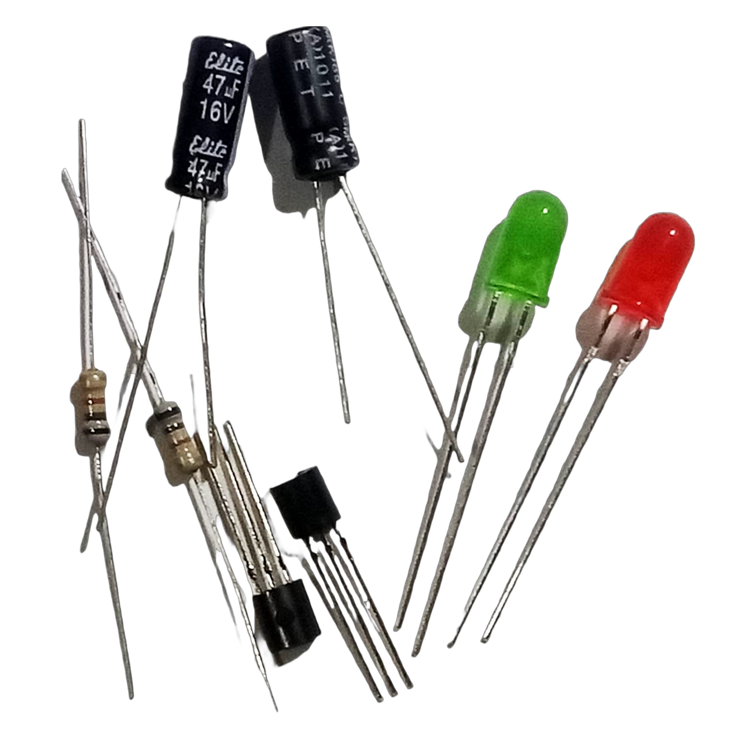 Multivibrator Circuit 2 LED DIY Kit with Parts and PCB - image 4