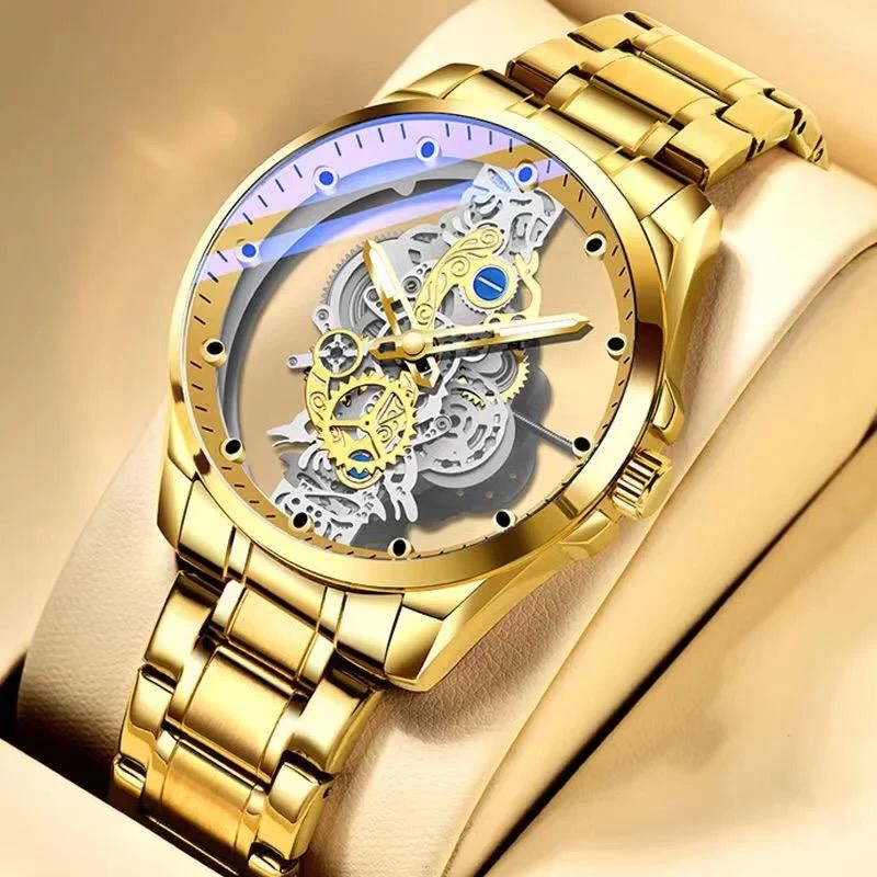 new classic watch gold